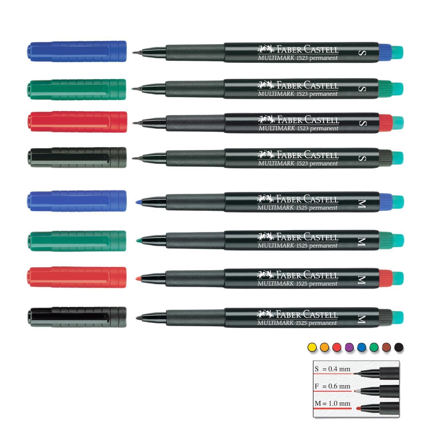 Faber-CastellFaber Castell Permanent Asetat Kalemi S-M