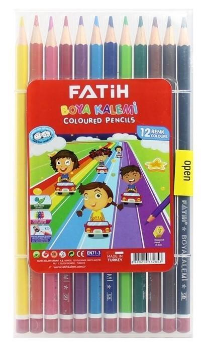 FATİHFatih Kuru Boya Çantalı Tam Boy 12'Li  