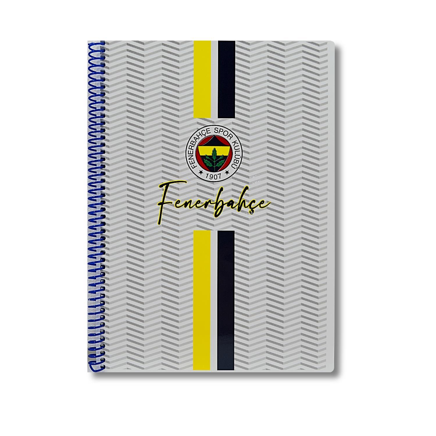 FenerbahçeFenerbahçe A4 72 Yaprak Karton Kapak Spiralli Defter Kareli (594567) 1 Adet