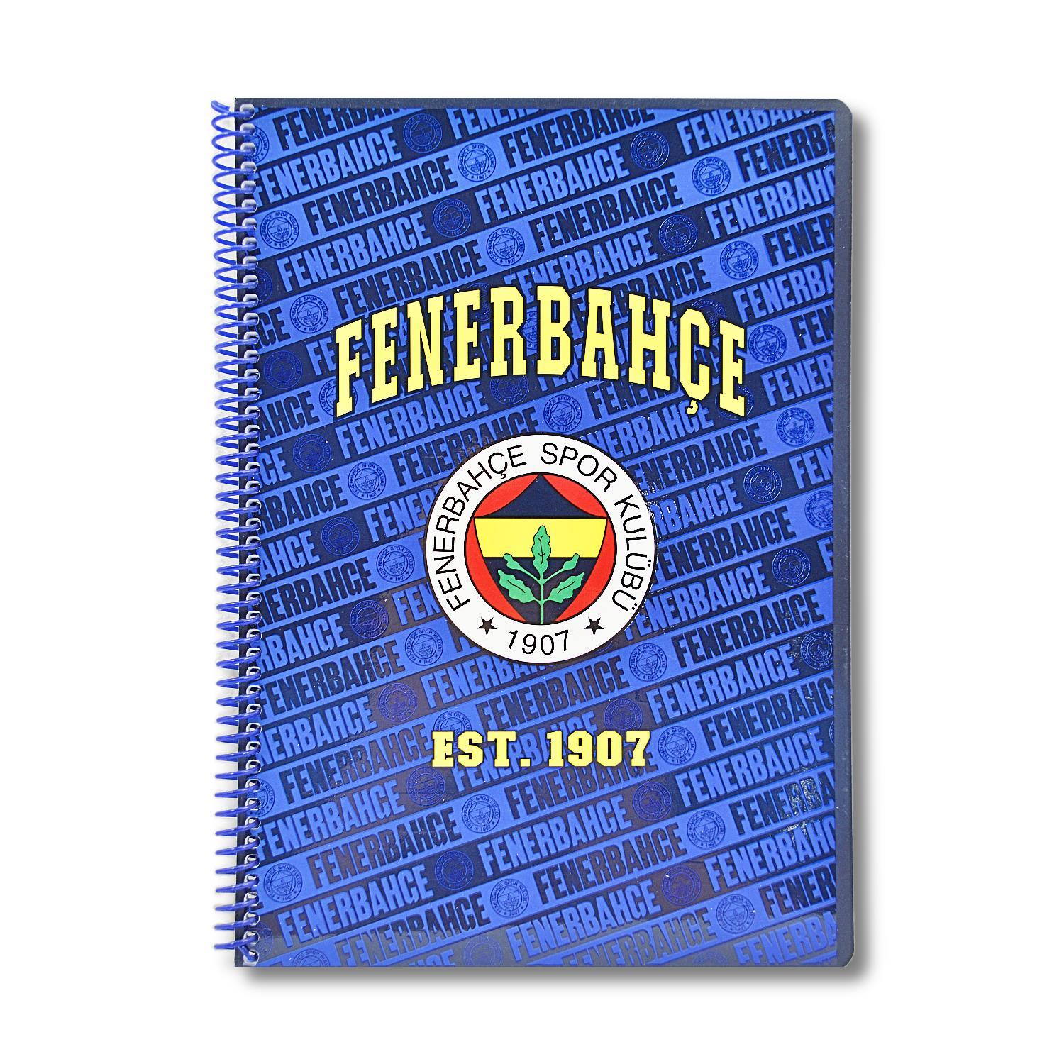 FenerbahçeFenerbahçe A4 72 Yaprak Karton Kapak Spiralli Defter Kareli (594567) 1 Adet