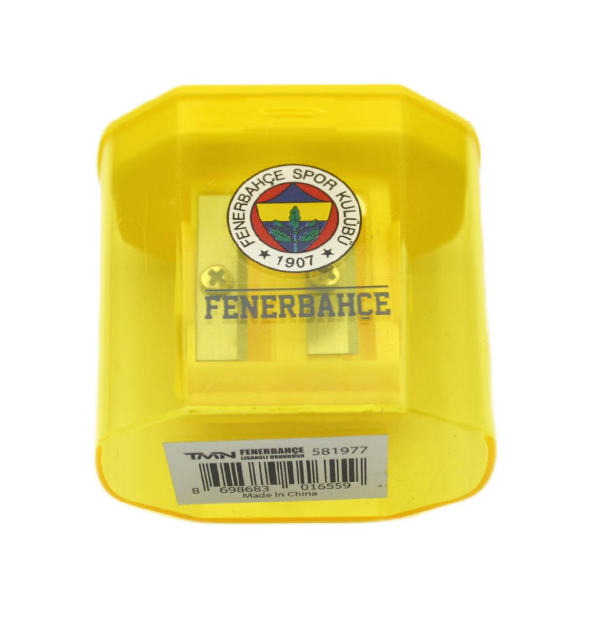 FenerbahçeFenerbahçe Çift Bıçaklı (Gözlü) Hazneli Dikdörtgen Kalemtraş 581977 