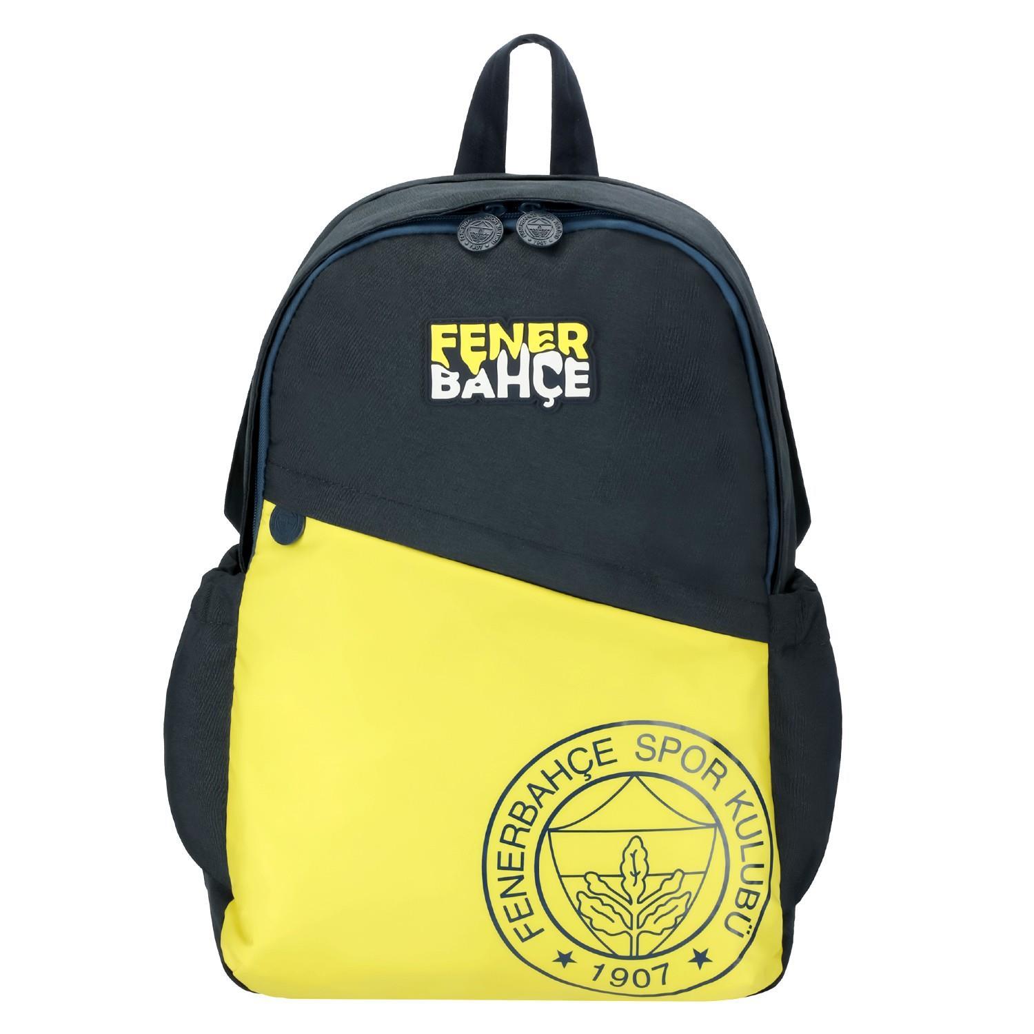 FenerbahçeFenerbahçe Laptop Bölmeli 3 Bölmeli Logo Baskılı Okul Sırt Çantası Lacivert (25736)