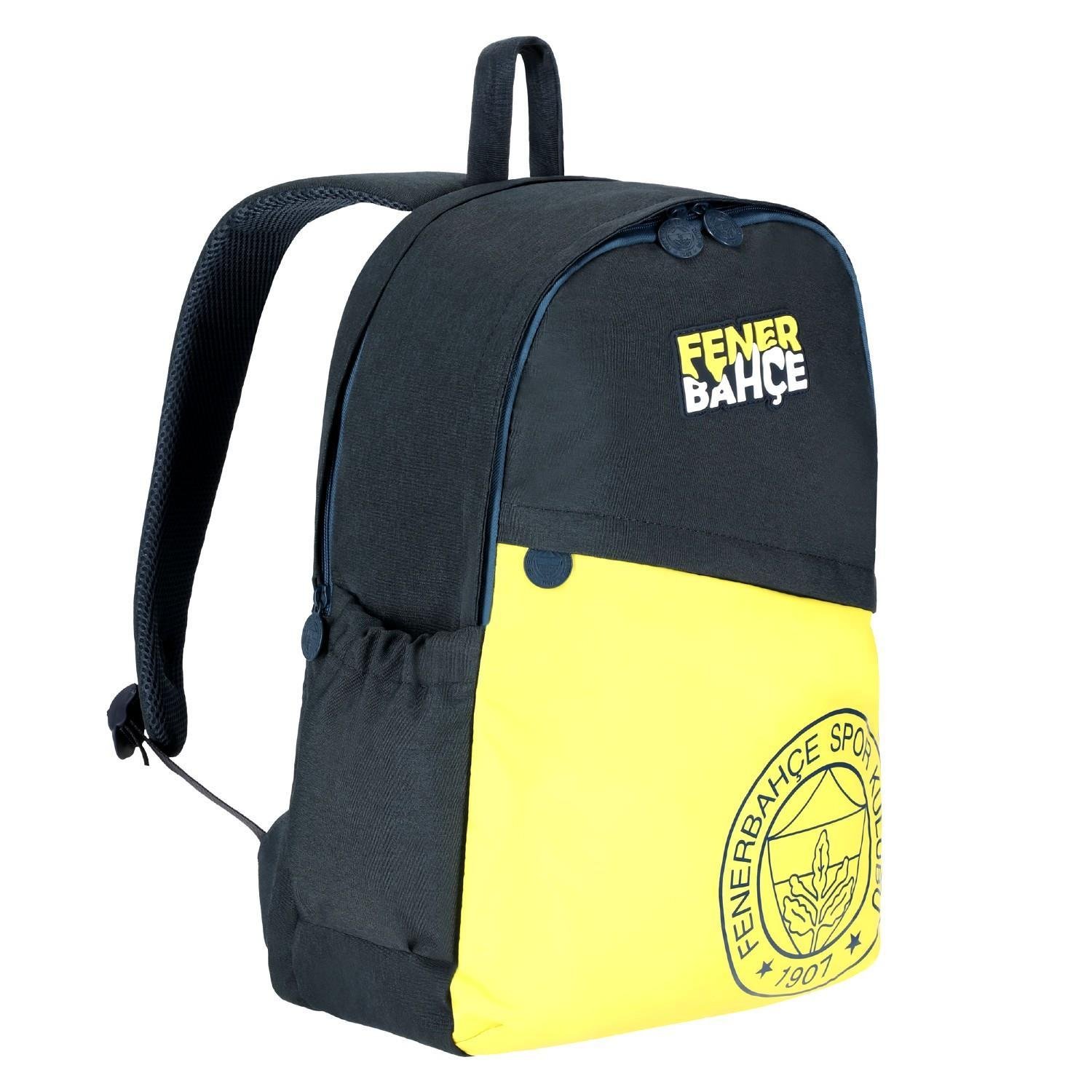 FenerbahçeFenerbahçe Laptop Bölmeli 3 Bölmeli Logo Baskılı Okul Sırt Çantası Lacivert (25736)