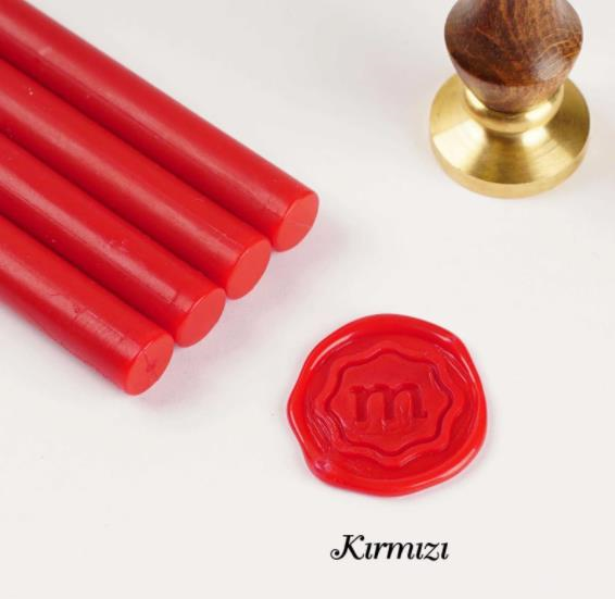 LİNEAF&G Mühür Mumu 150 gr 10 lu Kırmızı FG776