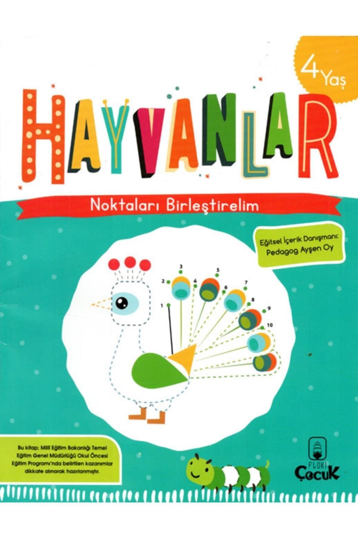 FLOKİ ÇOCUKFloki Çocuk 4+ Noktaları Birleştirelim HAYVANLAR - Ayşen Oy KTP