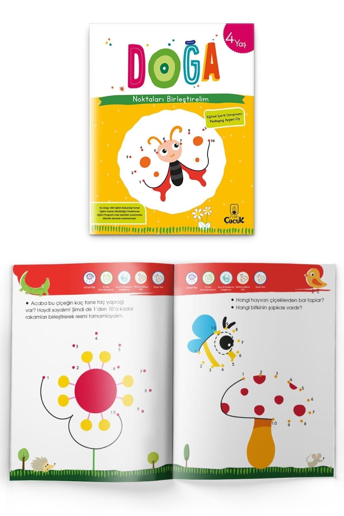 FLOKİ ÇOCUKFloki Çocuk 4+ Noktaları Birleştirelim DOĞA - Ayşen Oy KTP