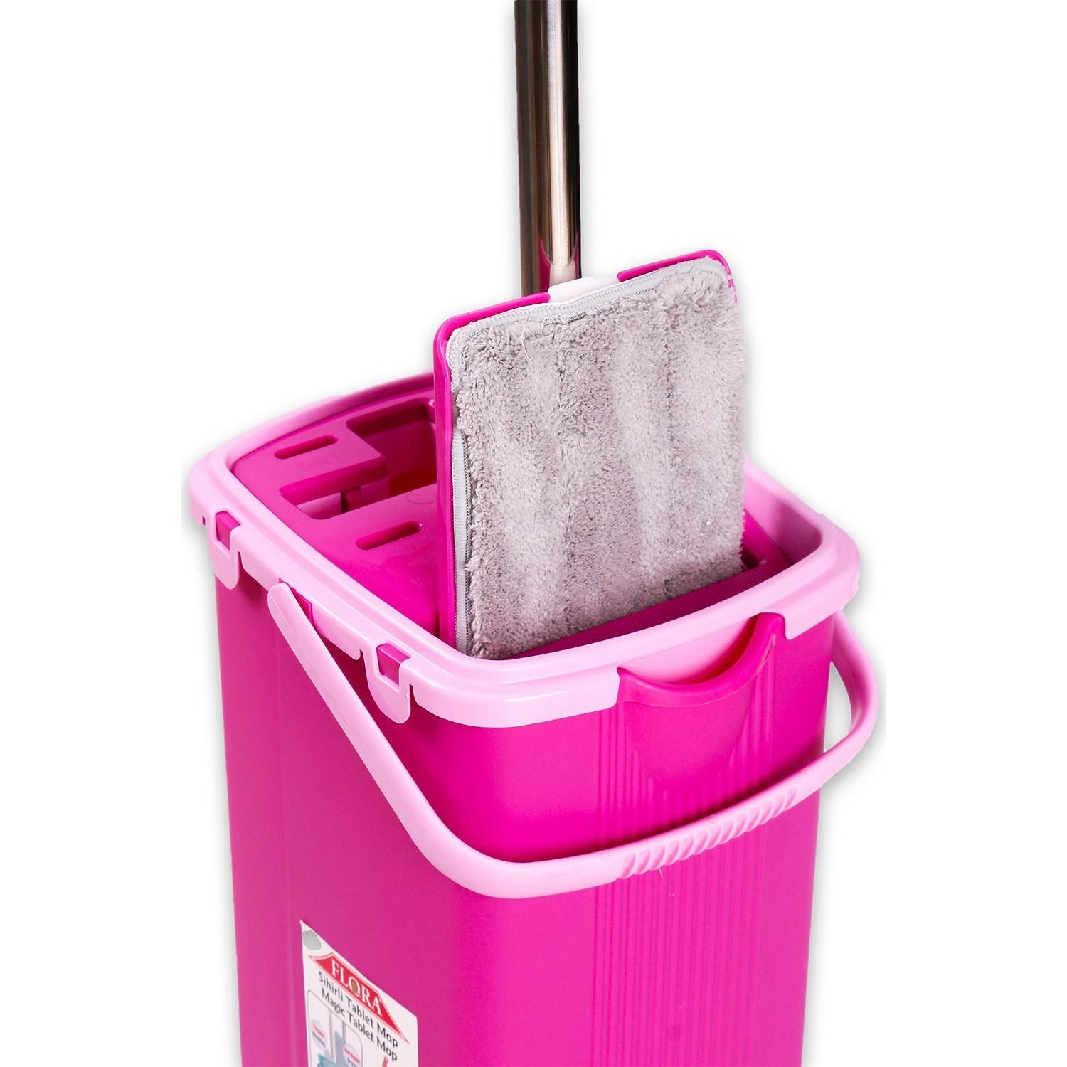 FlosoftFlora Sihirli Tablet Mop Seti Pembe F394 GKH
