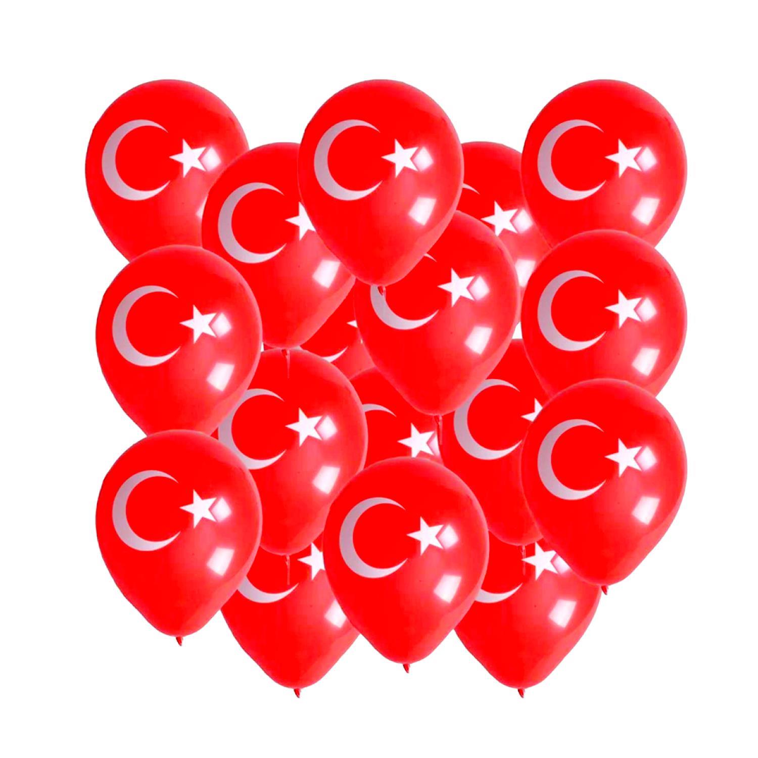 GemarGemar Bayrak Baskılı Balon 100 Adet 26 cm