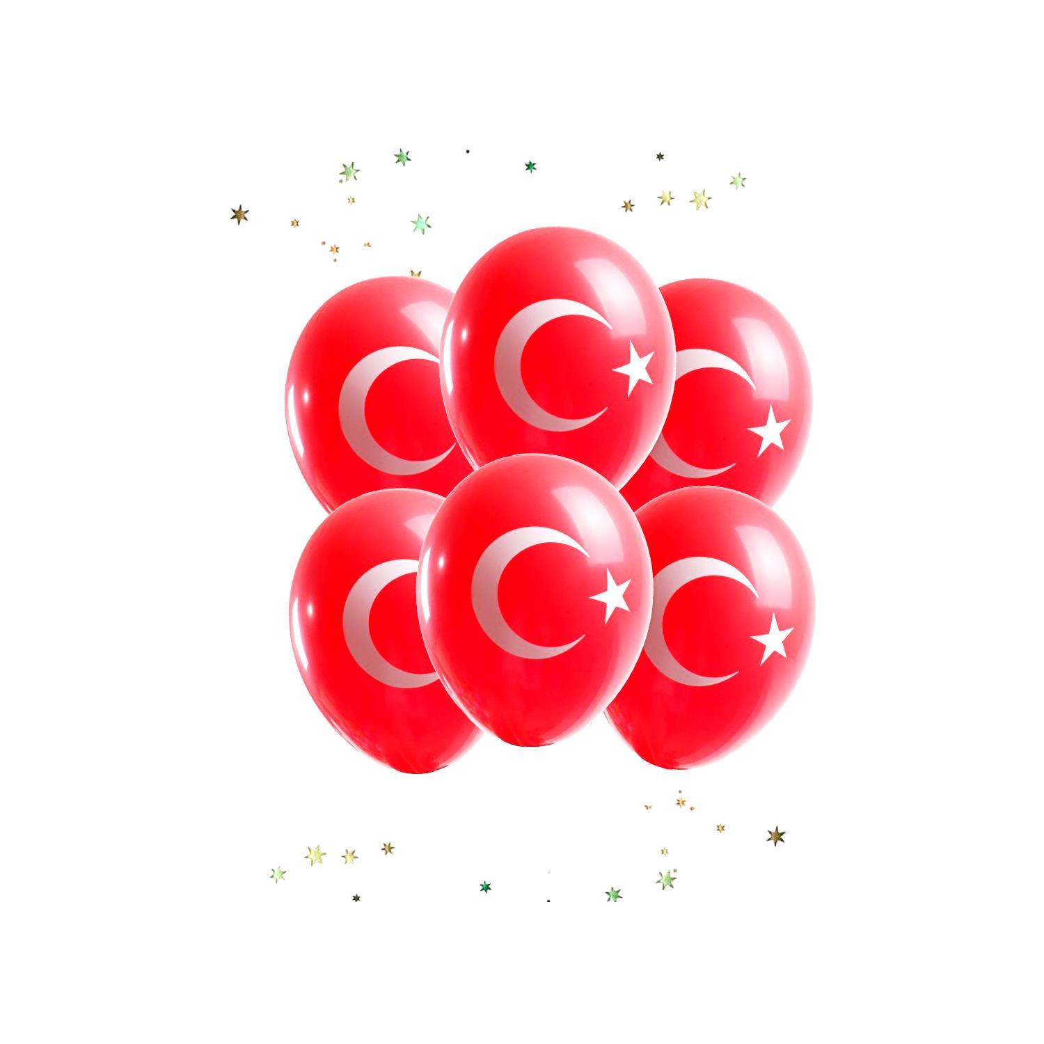 GemarGemar Bayrak Baskılı Balon 100 Adet 26 cm