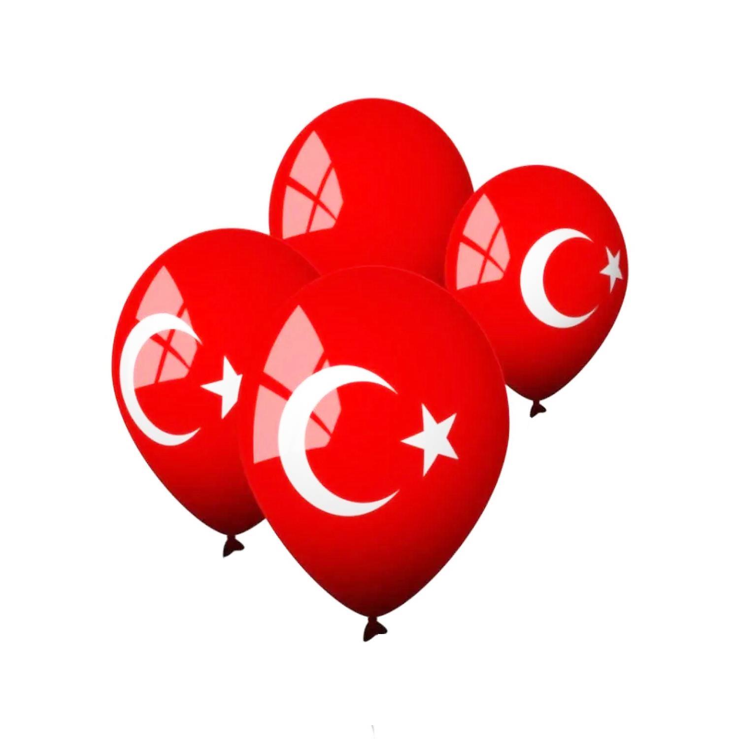 GemarGemar Bayrak Baskılı Balon 100 Adet 26 cm