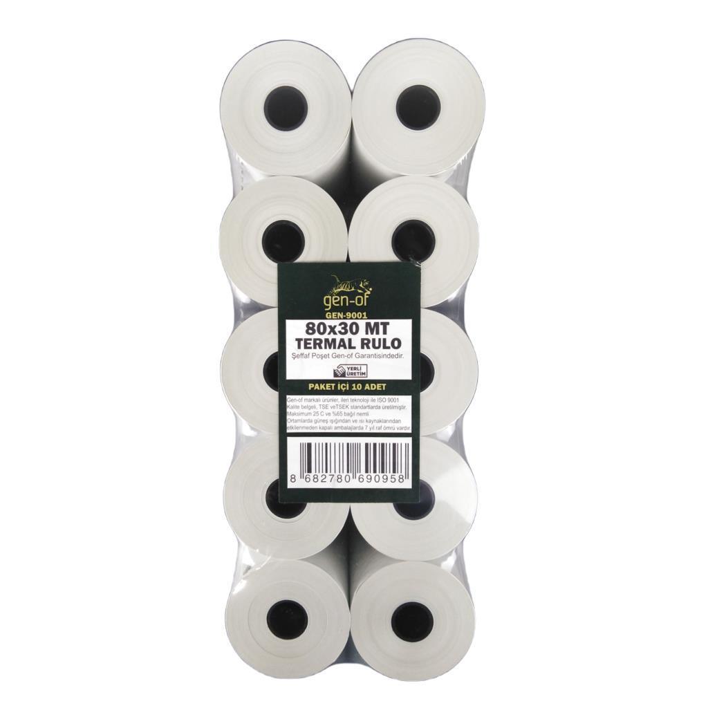 Gen-OfGen-Of 80x30 Mt Termal Pos Rulosu 10 lu