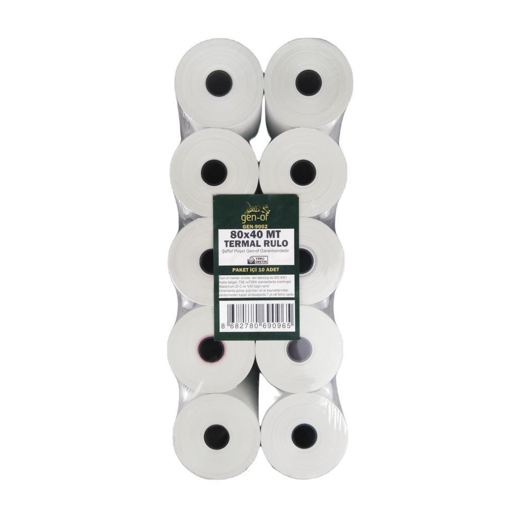 Gen-OfGen-Of 80x40 Termal Rulo Pos Rulosu 150 li ( 1 Koli )