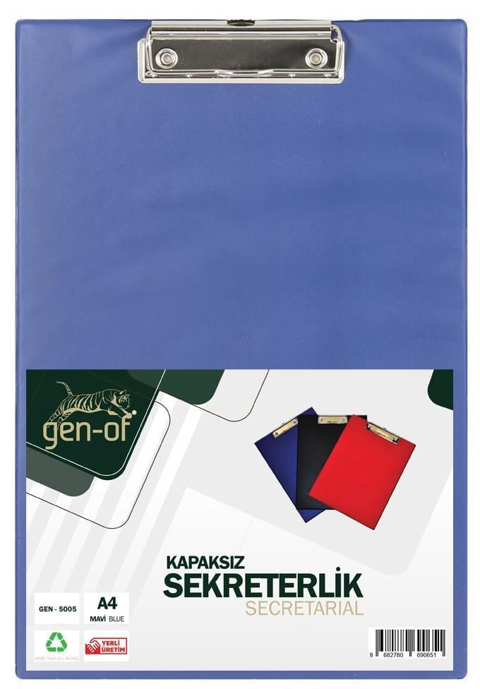 Gen-OfGen-Of A4 Kapaklı Sekreterlik Mavi Siyah Kırmızı