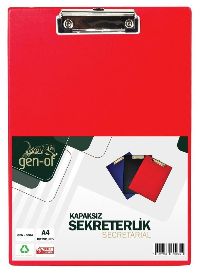 Gen-OfGen-Of A4 Kapaklı Sekreterlik Mavi Siyah Kırmızı