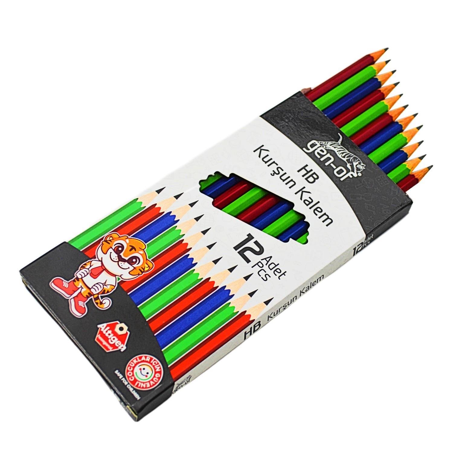 Gen-OfGen-Of HB Köşeli Kurşun Kalem (GEN-6000) 144 Adet