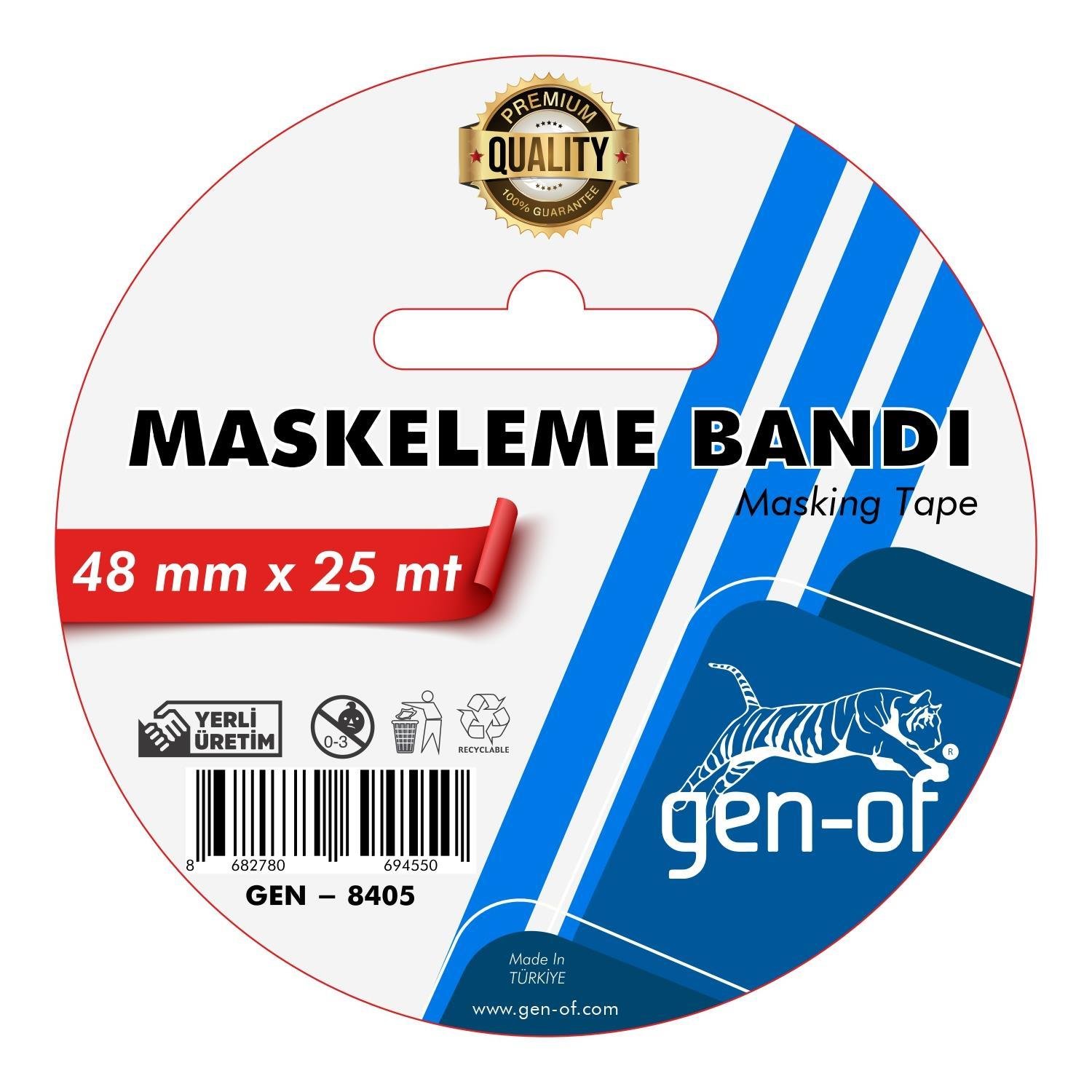 Gen-OfGen-Of Maskeleme Bandı 48x25 m (GEN-8405)
