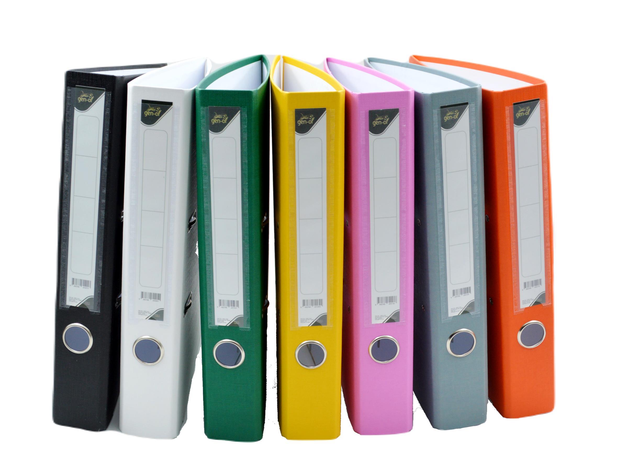 Gen-OfGen-Of Plastik Klasör Dar Siyah 10 Lu