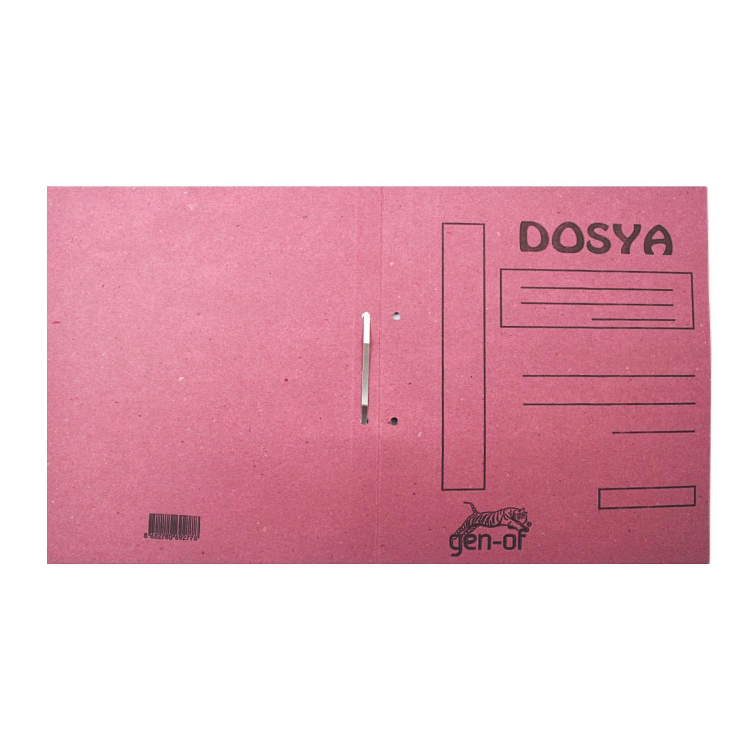 Gen-OfGen-Of Tam Kapak Karton Dosya 50'li Pembe
