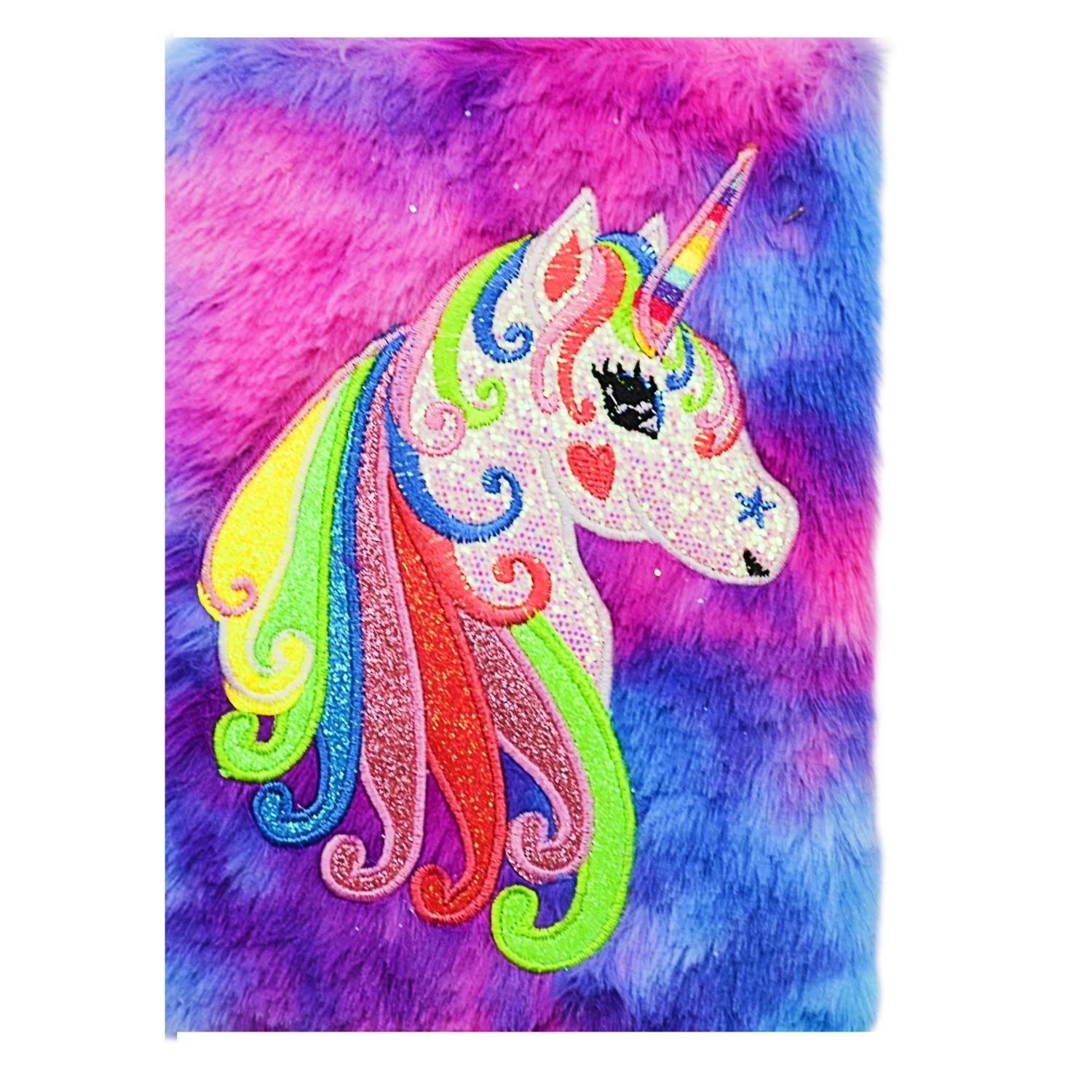 Gen-OfGen-Of Unicorn Peluş Hatıra Ve Not Defteri A5 Çizgili 80 Yaprak (PD102)