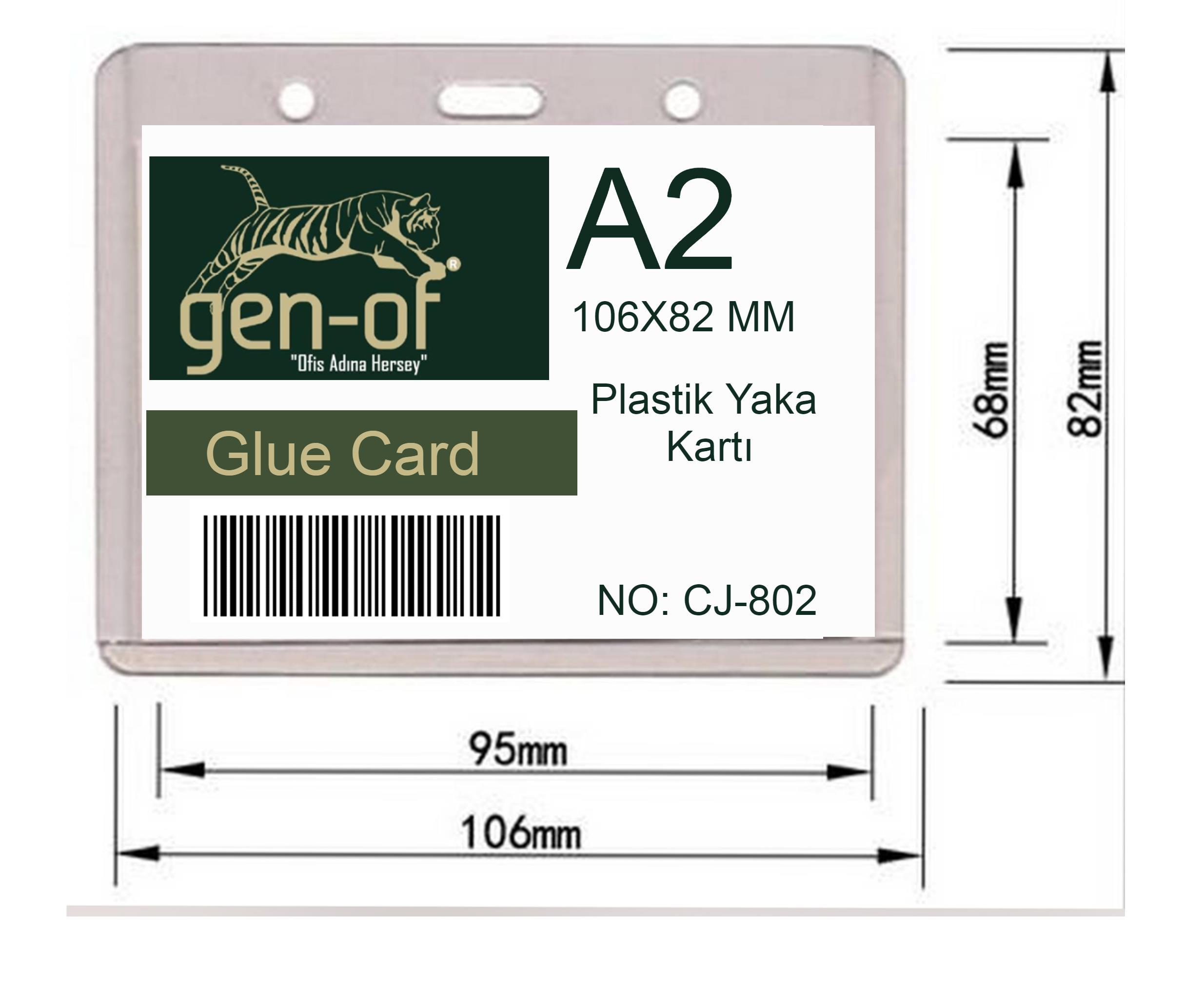 LİNEAGen-Of Yaka Kartı Dikey Yatay B1 A1 A2 A6 Seçenekli