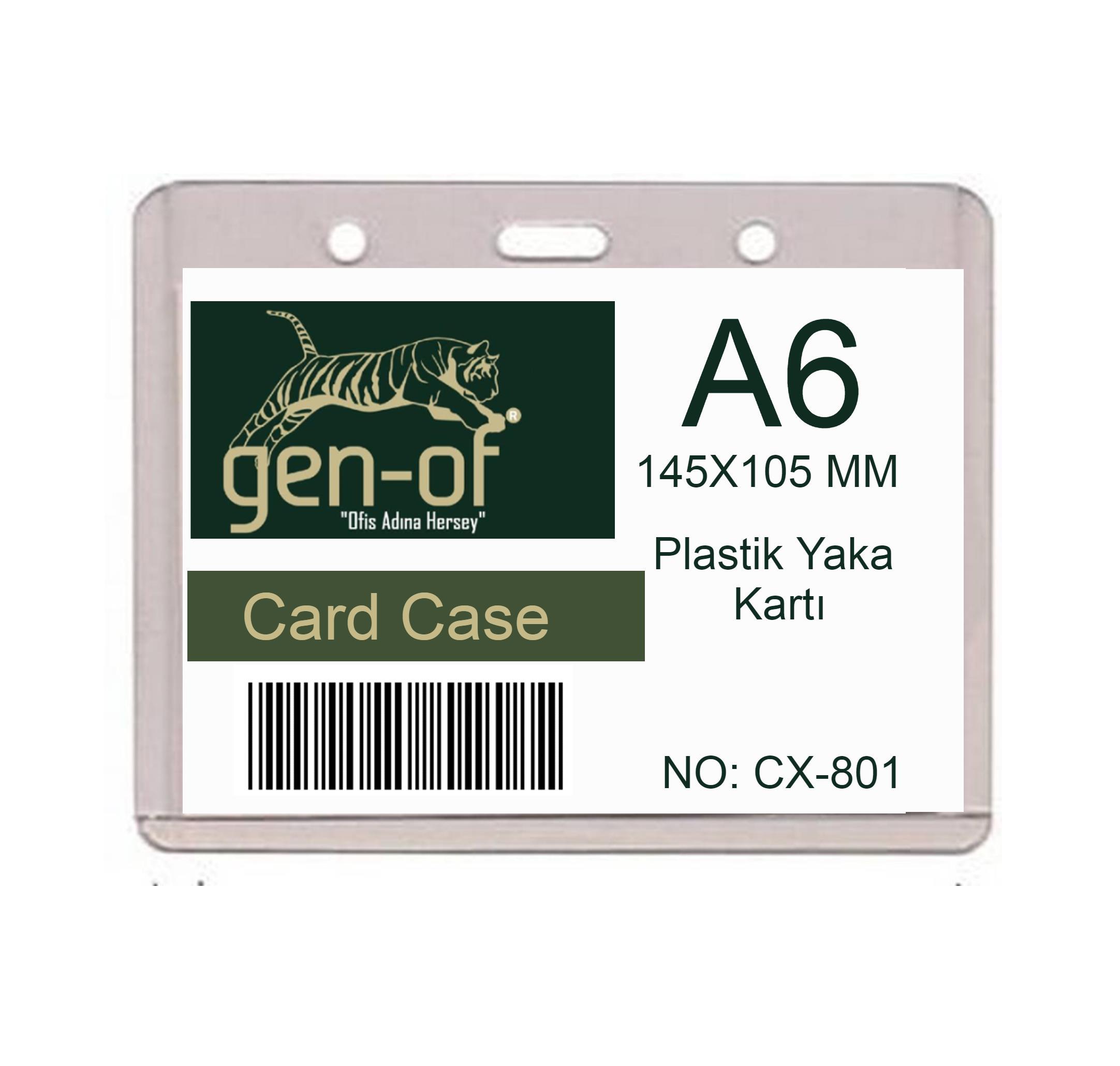 LİNEAGen-Of Yaka Kartı Dikey Yatay B1 A1 A2 A6 Seçenekli