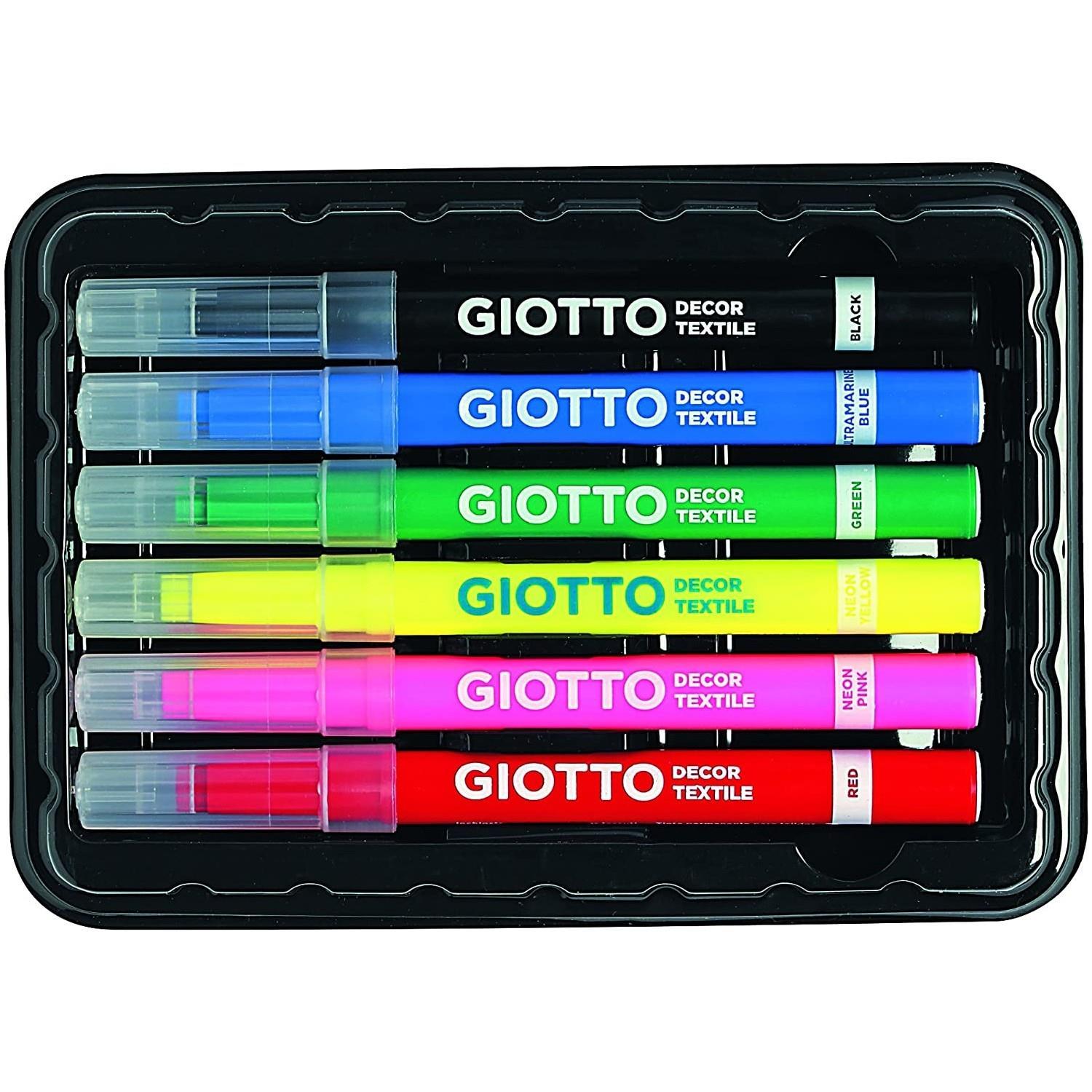 GiottoGiotto Decor Tekstil Kumaş Boyası 6 Renk (49480000) (FLA1)