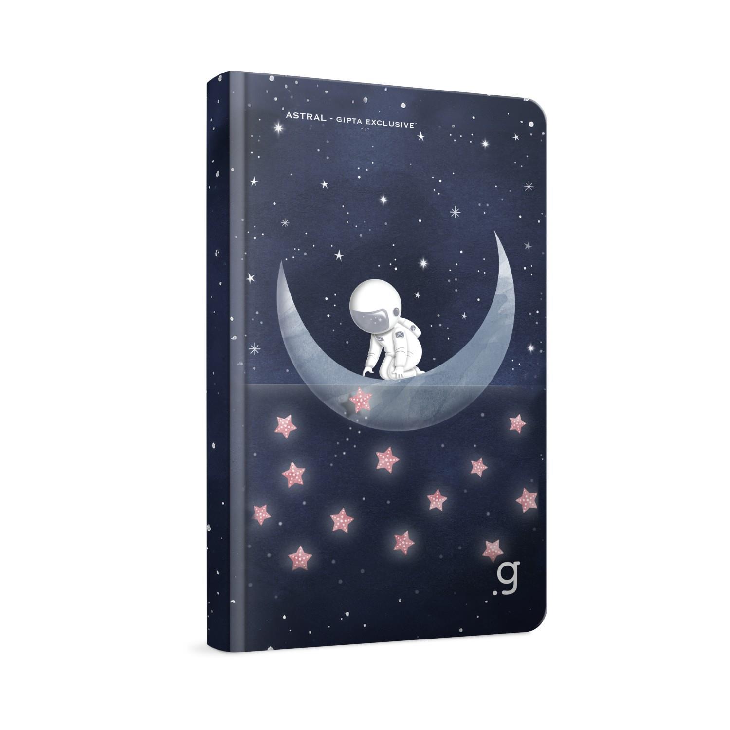 GıptaGıpta Astral Sert Kapak Dikişli 13x21 96 Yaprak Not Defteri Çizgili (7364)