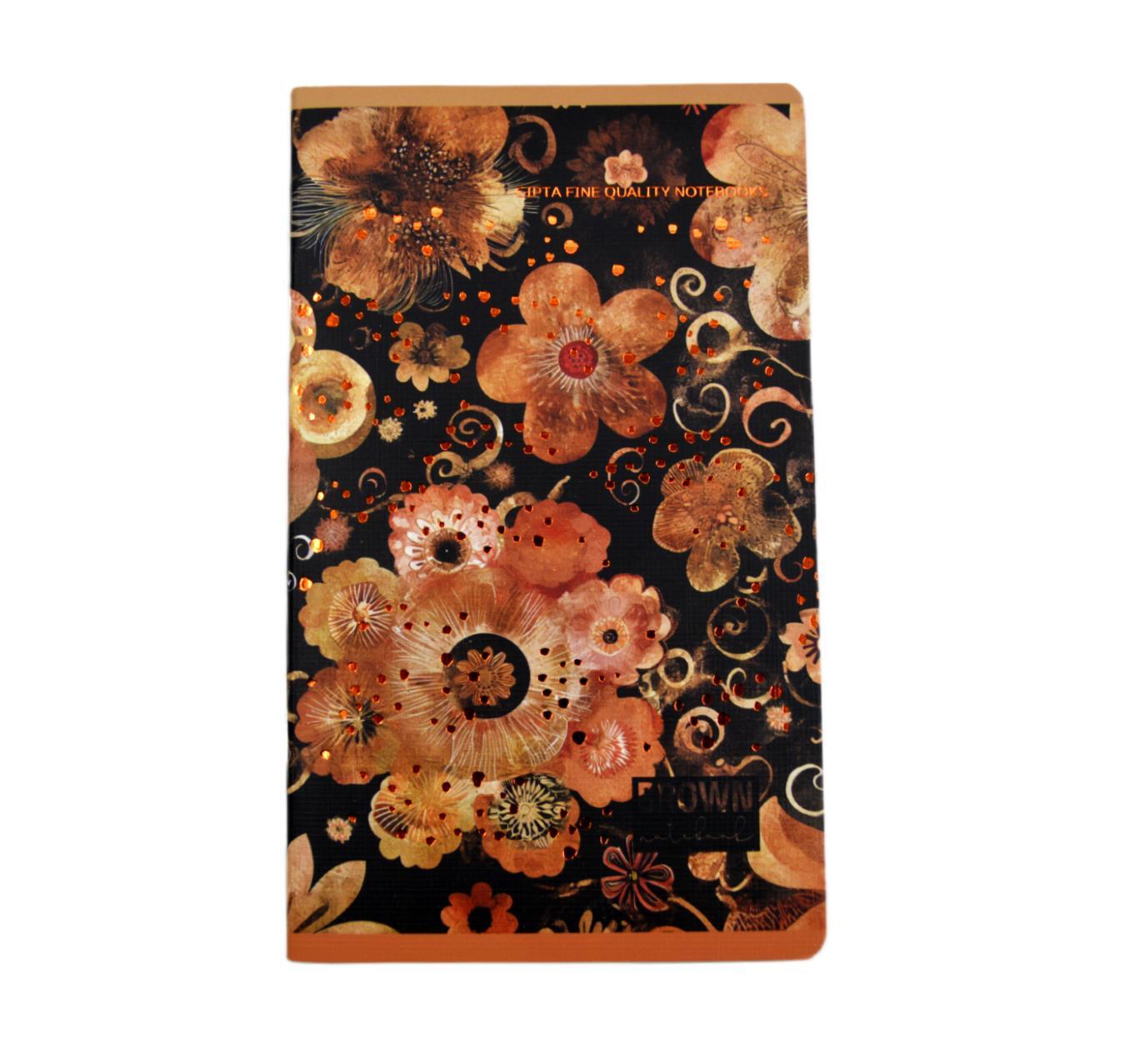 GIPTAGıpta Brown Book 13x21 60 Yaprak Karton Kapak Tel Dikişli Not Defteri Çizgili (7594)