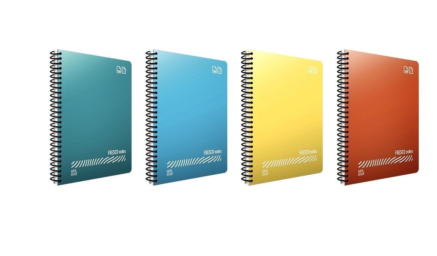 GIPTAGıpta Fresco A4 96 Yaprak Plastik Kapak Spiralli Defter