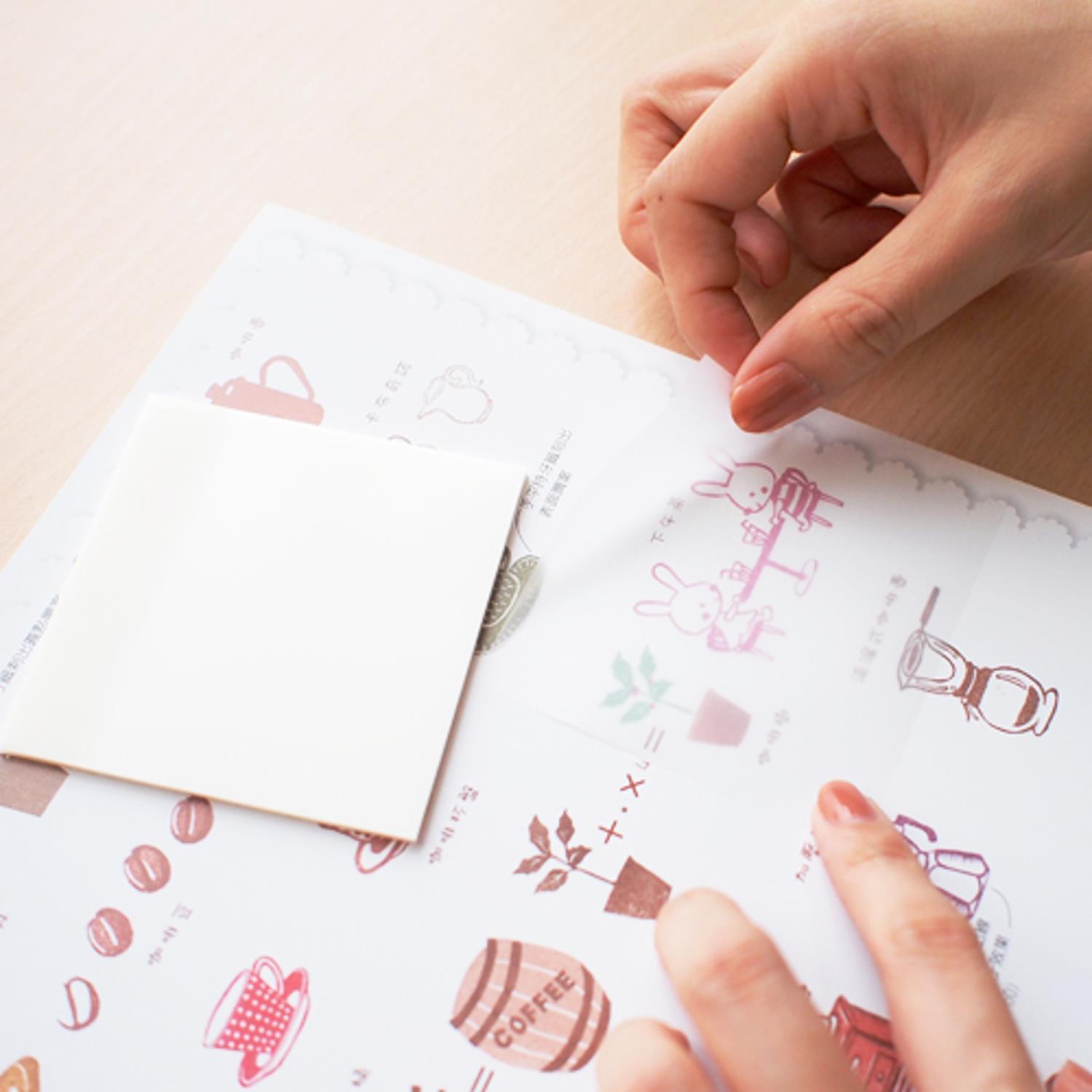 GıptaGıpta Hopax Stickn 21712 Yapışkanlı Not Kağıdı Yarı Saydam 50 Yaprak 76x76 Mm