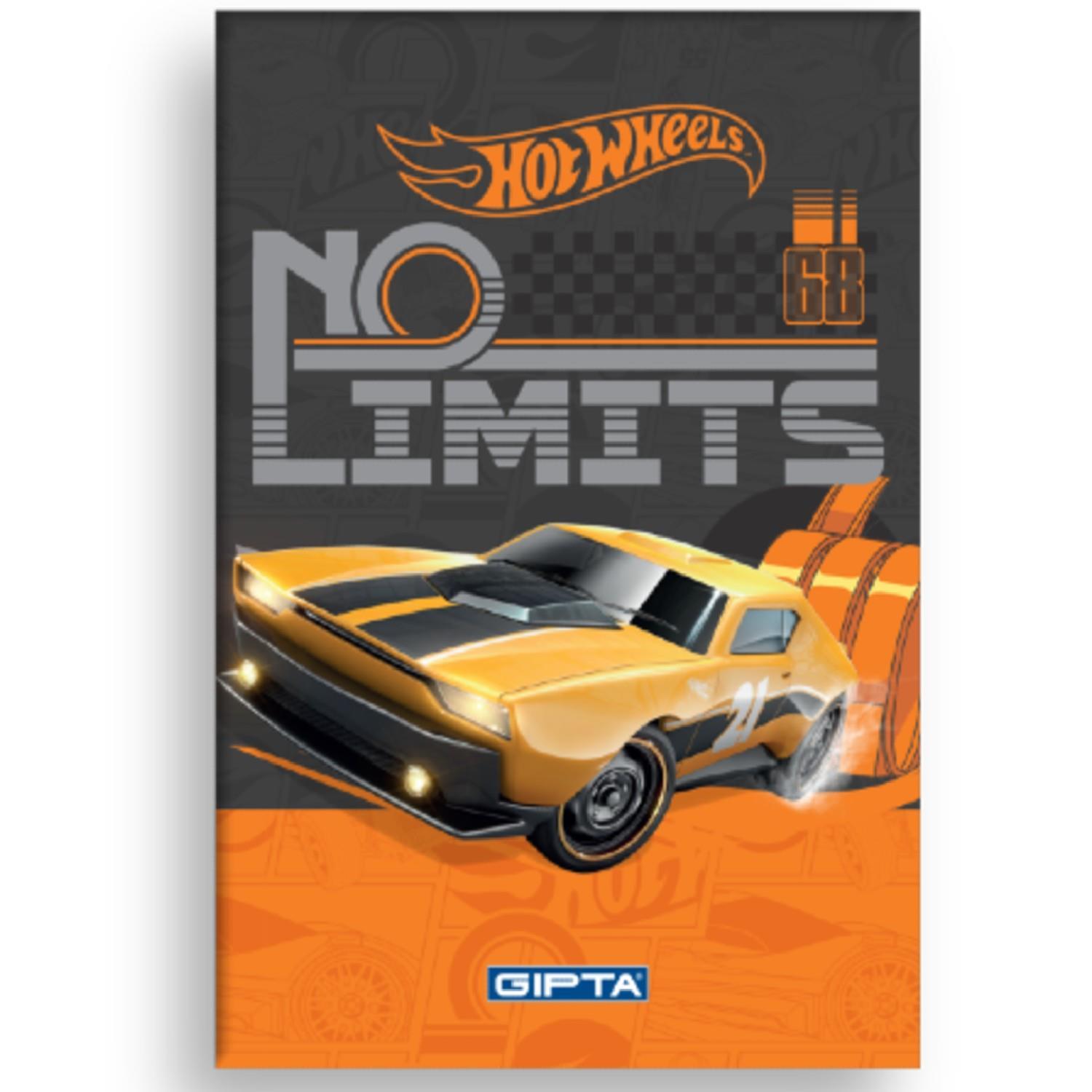 GıptaGıpta Hot Wheels Karton Kapak Dikişli Not Defteri A6 48 Yaprak Çizgili (5443)