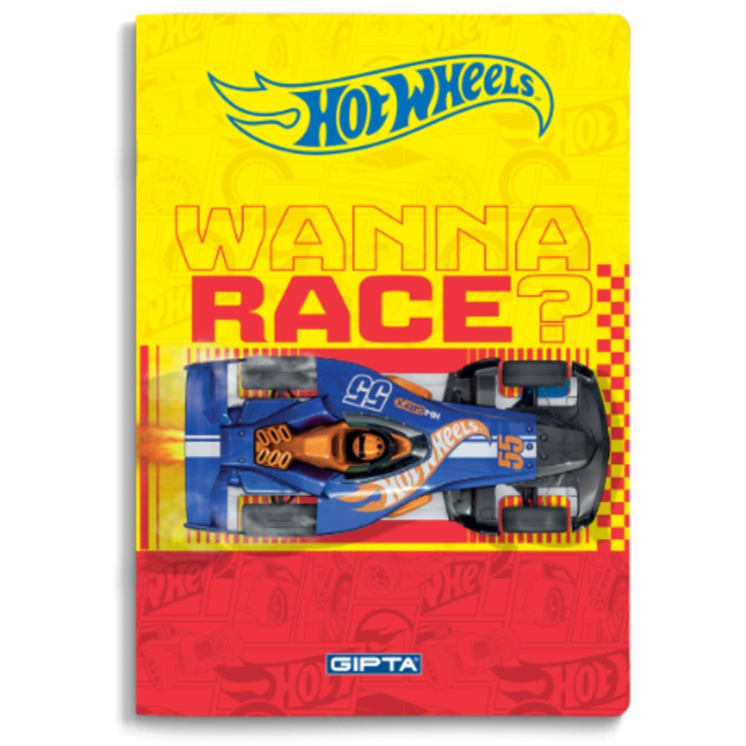 GıptaGıpta Hot Wheels Karton Kapak Dikişli Not Defteri A6 48 Yaprak Çizgili (5443)