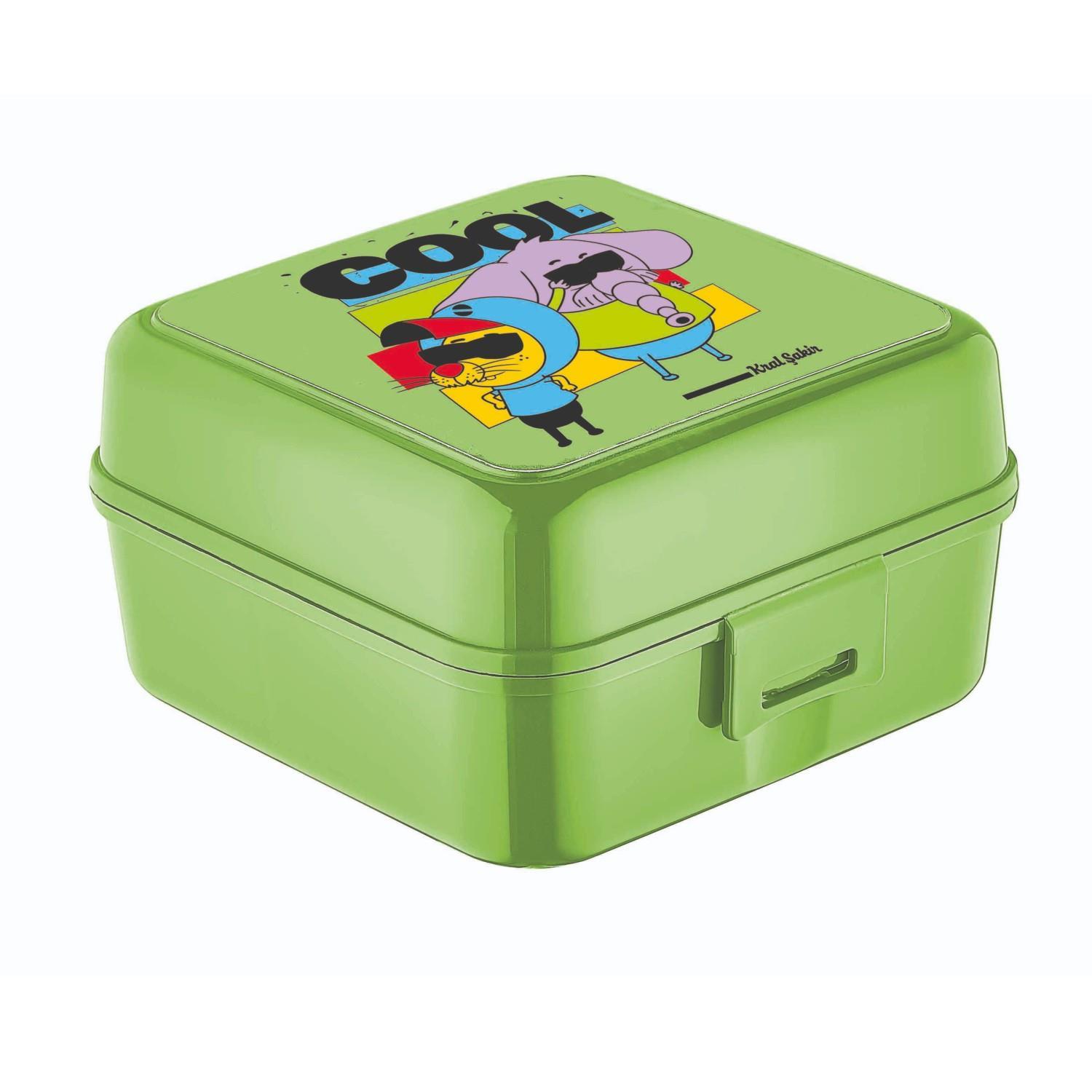 GıptaGıpta Kral Şakir Pipetli Tritan Matara ve Beslenme Kabı Seti Yeşil COOL