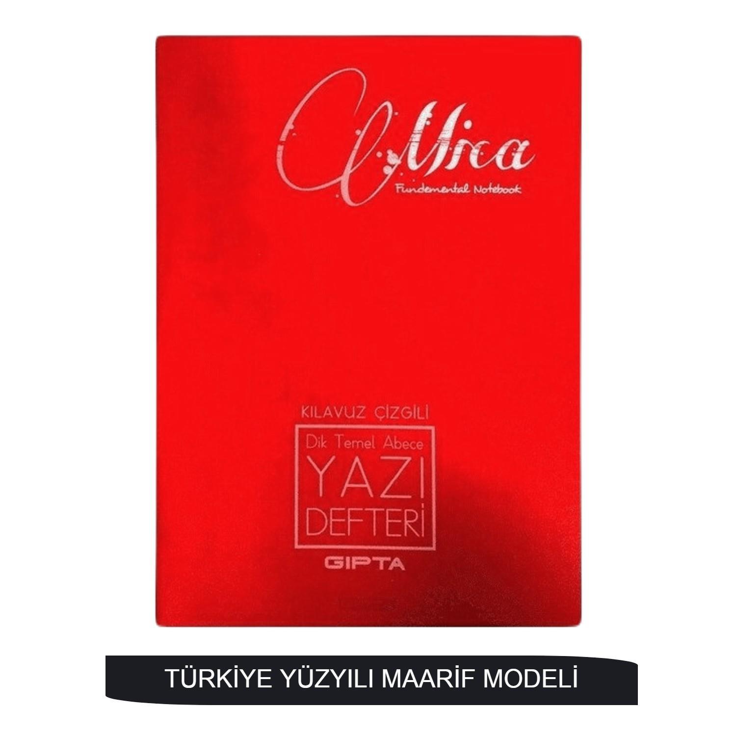 GıptaGıpta Mica A4 40 Yaprak Plastik Kapak Dikişli Dik Temel Güzel Yazı Defteri- Maarif (Kod : 7334)