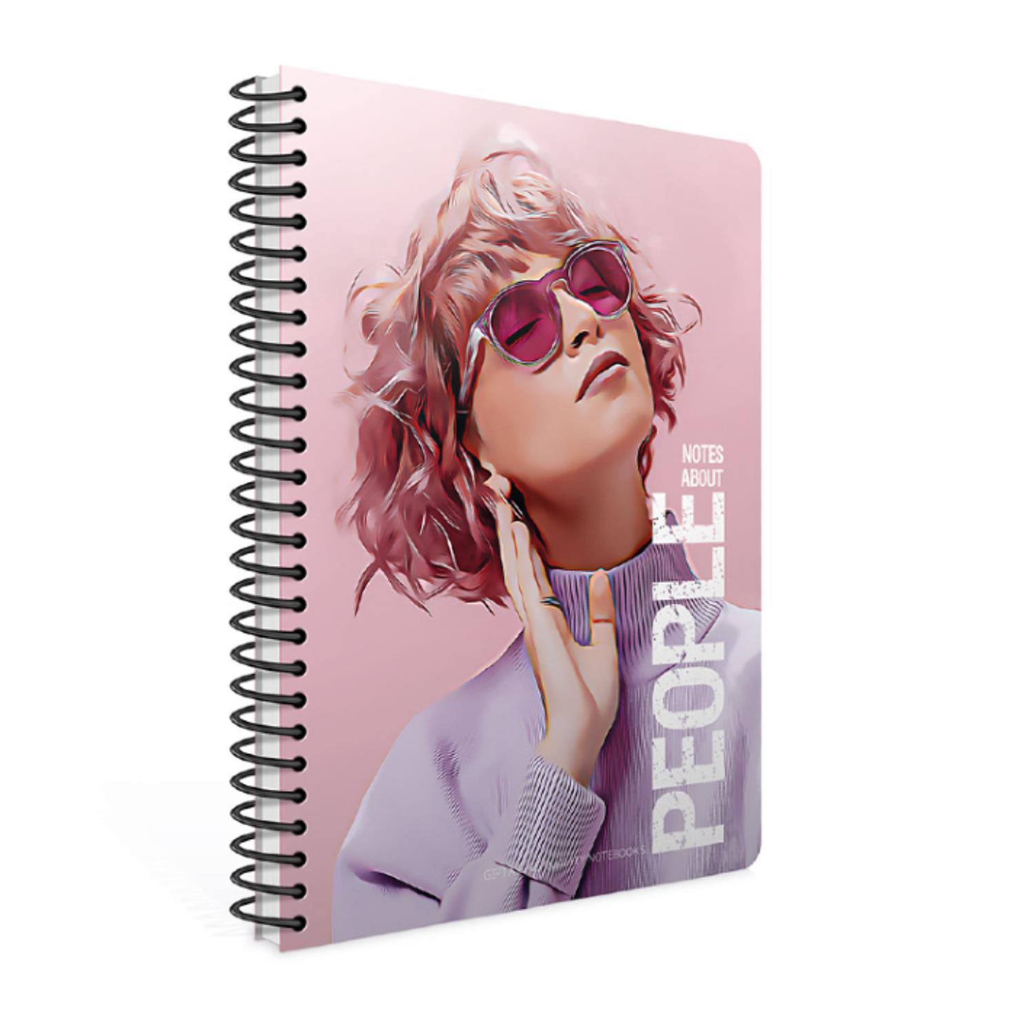 GıptaGıpta People Spiralli 120 Yaprak Kareli 17X24 Sert Kapak Defter Kod:6261