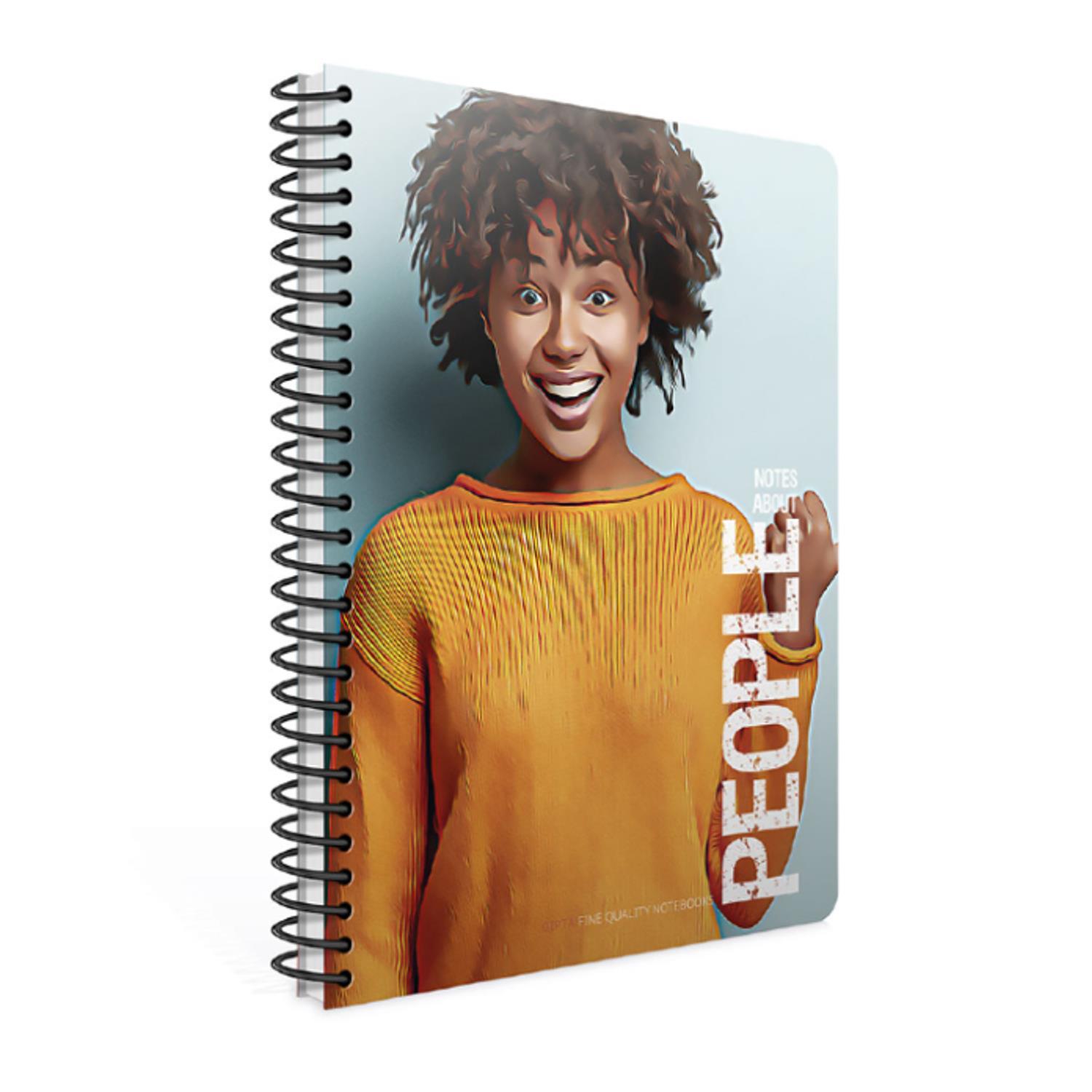 GıptaGıpta People Spiralli 120 Yaprak Kareli 17X24 Sert Kapak Defter Kod:6261