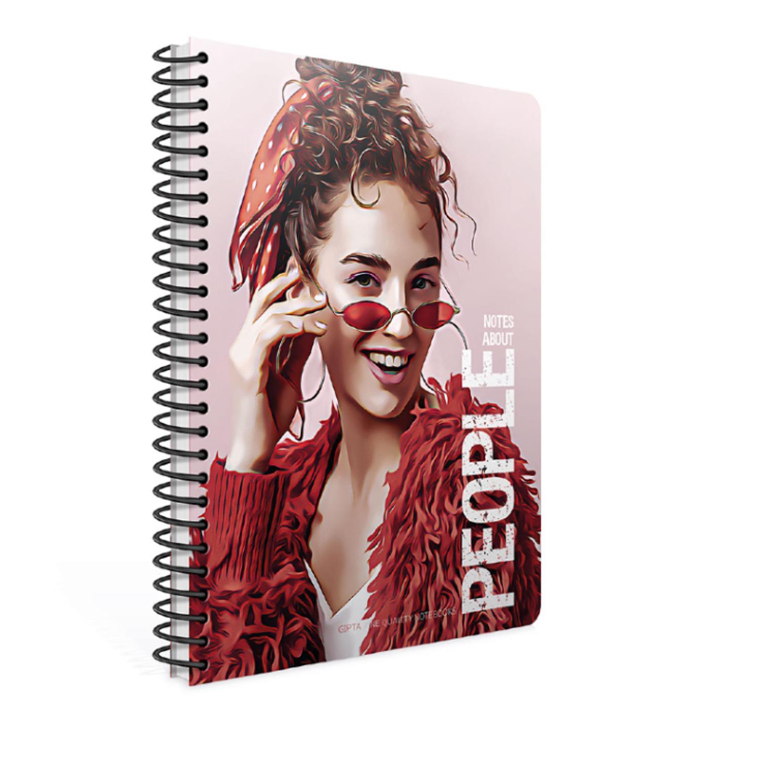GıptaGıpta People Spiralli 120 Yaprak Kareli 17X24 Sert Kapak Defter Kod:6261
