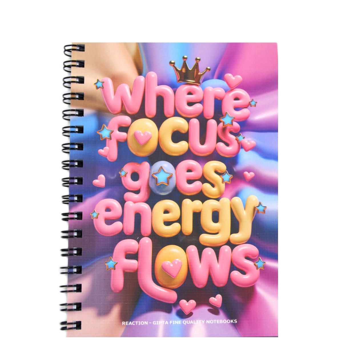 GIPTAGıpta Pro Block Yaprak Karton Kapak Spiralli Not Defteri A6 80 Çizgisiz (7677)