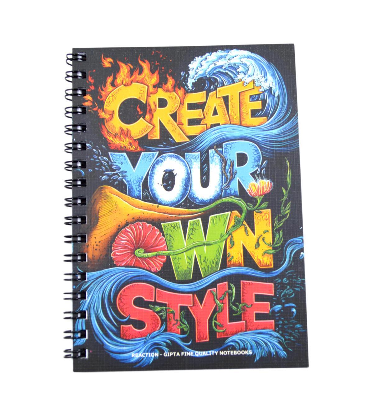 GIPTAGıpta Pro Block Yaprak Karton Kapak Spiralli Not Defteri A6 80 Çizgisiz (7677)