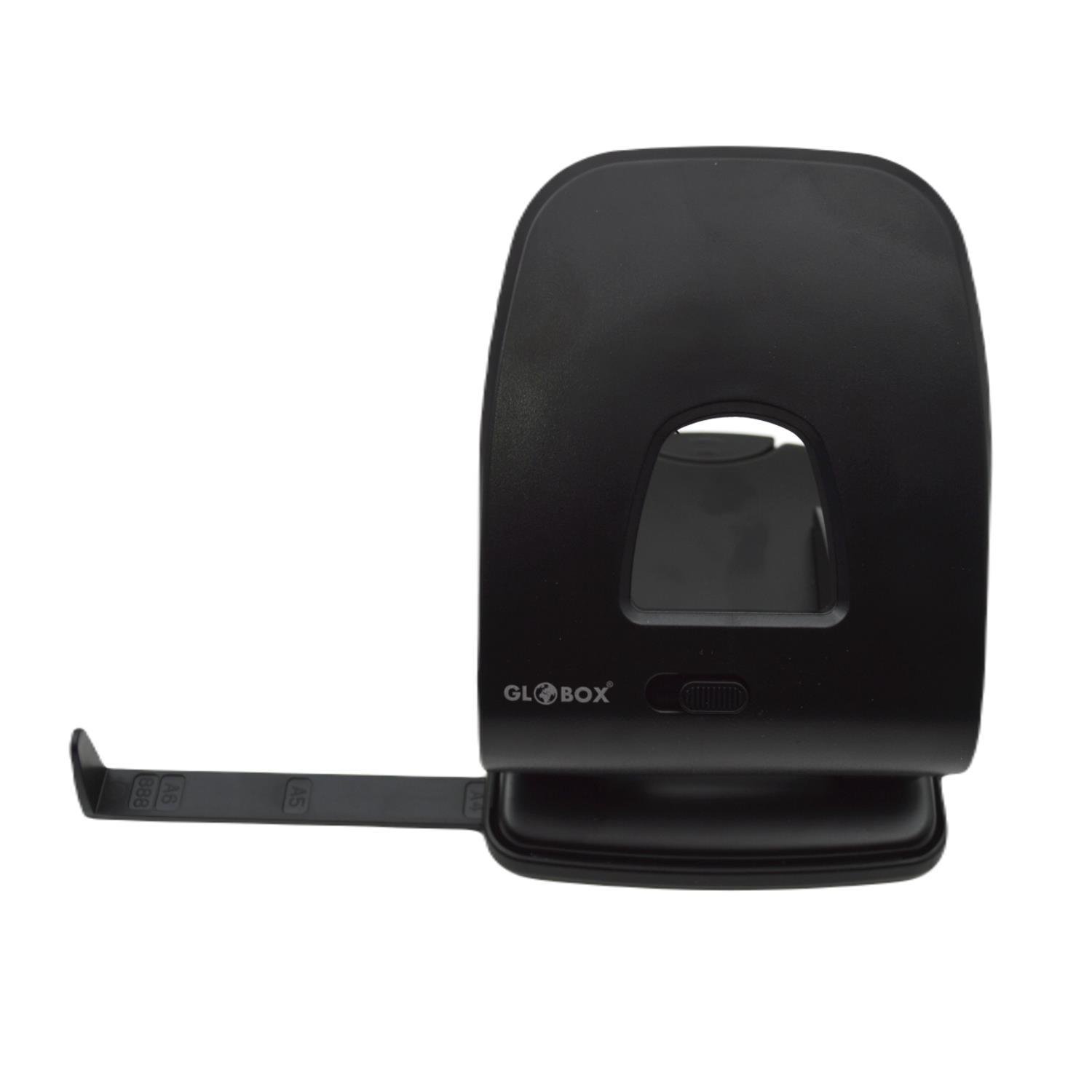 GLOBOXGlobox Metal Delgeç 40 Sayfa Kapasiteli Siyah 6276