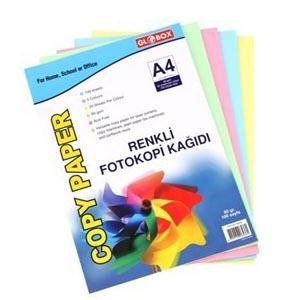 GLOBOXGlobox Renkli Fotokopi Kağıdı 100 Lü 24 Paket(1 Koli)