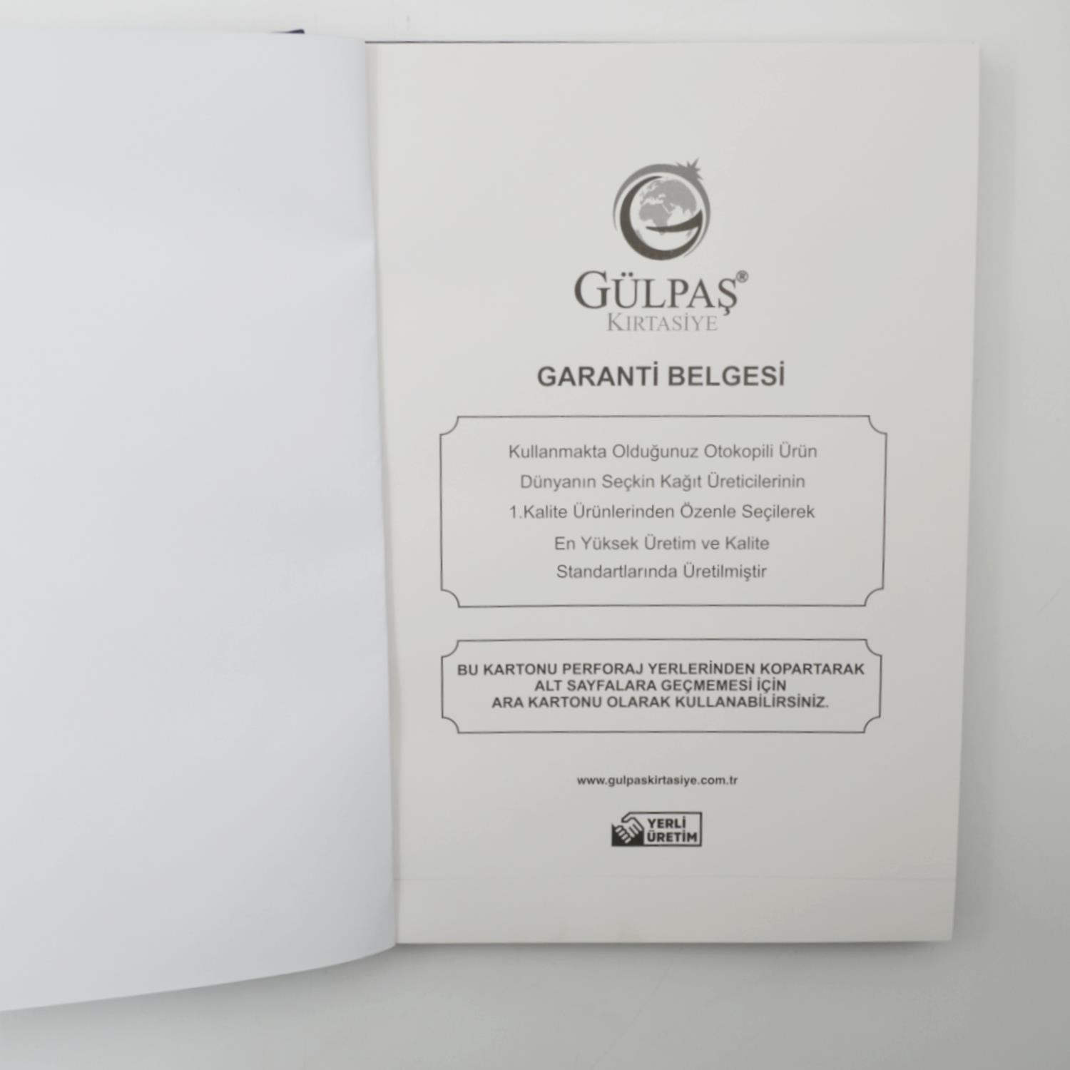 GülpaşGülpaş 21x30 3 Nüsha Suni Deri Ciltli İş Sağlığı ve İş Güvenliğine İlişkin Tespit ve Öneri Defteri Kod:232