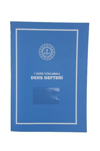 GülpaşGülpaş 25x35 Plastik Kapak 7 Ders Yoklamalı Ders Defteri Kod:416