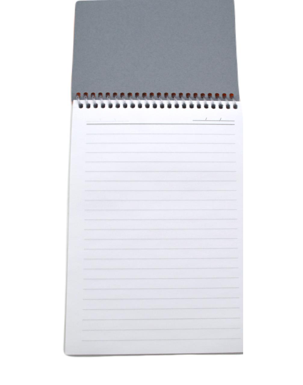 GürmatGürmat A5 100 Yaprak Kraft Karton Kapak Üstten Spiralli Bloknot Çizgili (4401C)