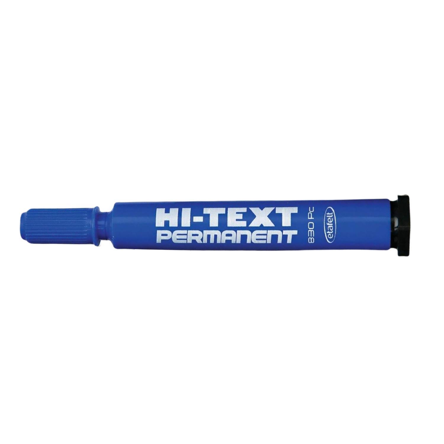 Hi-TextHi-Text 830PB Permanent Marker Yuvarlak Uç Mavi Kırmızı Siyah