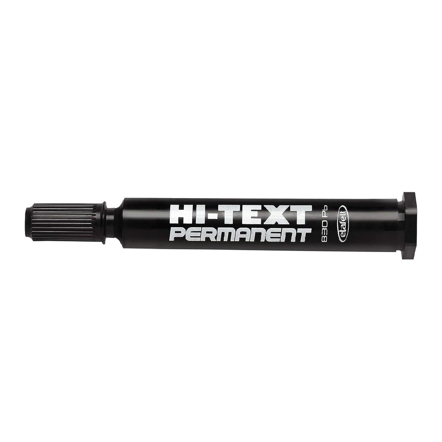 Hi-TextHi-Text 830PB Permanent Marker Yuvarlak Uç Mavi Kırmızı Siyah