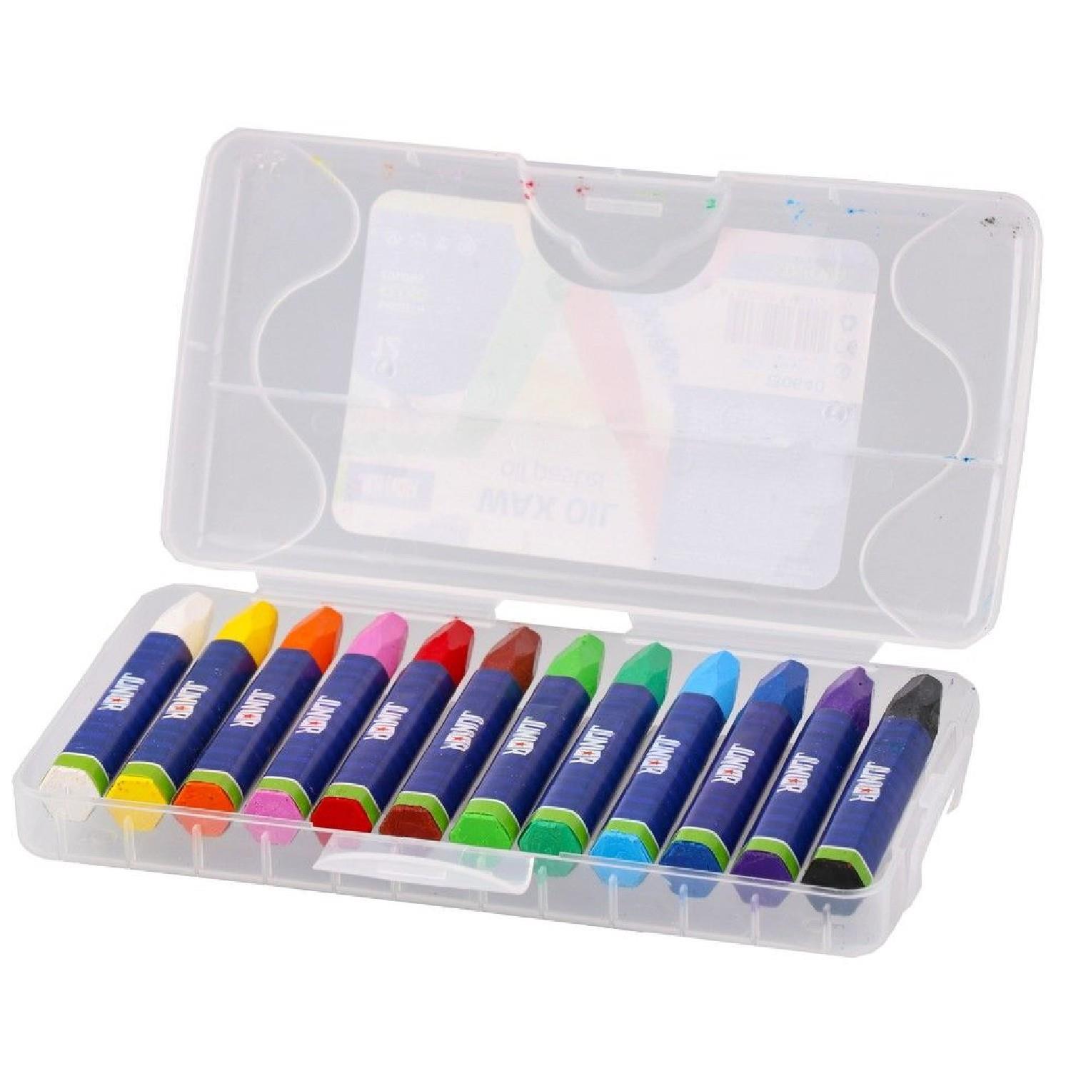 JuniorJunior Wax Plastik Kutu Yağlı Pastel Boya 12 Renk (130640)