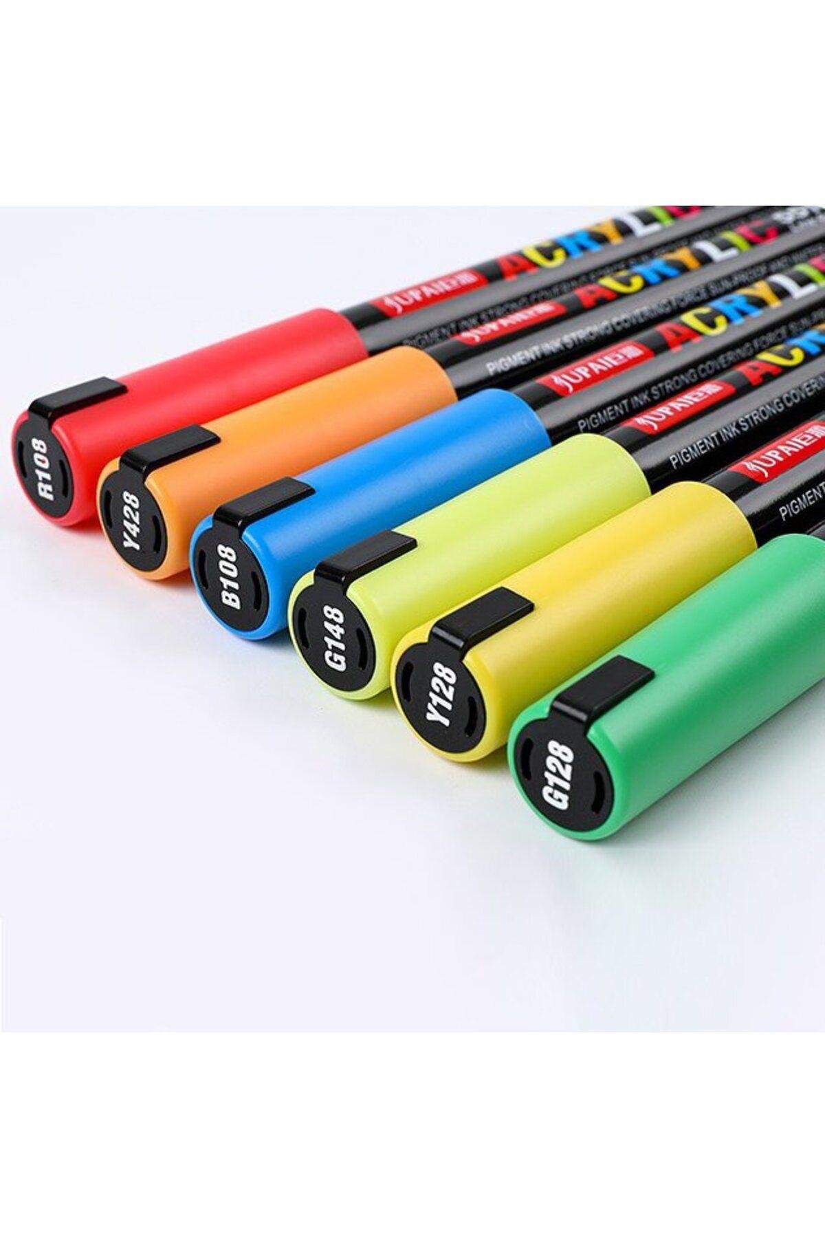 Poli Art DesignJupai Akrilik Paint Marker 36 Renk Akrilik Kalem 4 Mm 5510-36