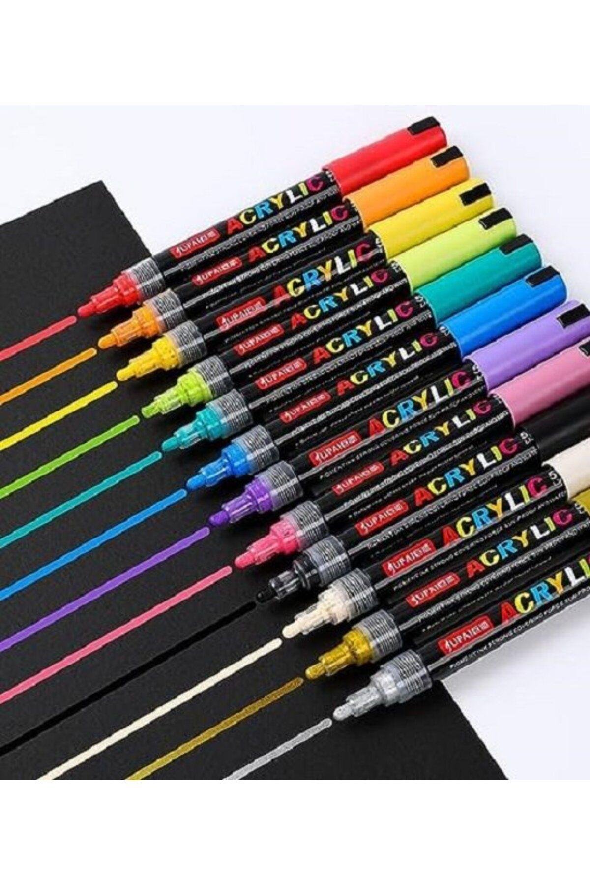 Poli Art DesignJupai Akrilik Paint Marker 36 Renk Akrilik Kalem 4 Mm 5510-36