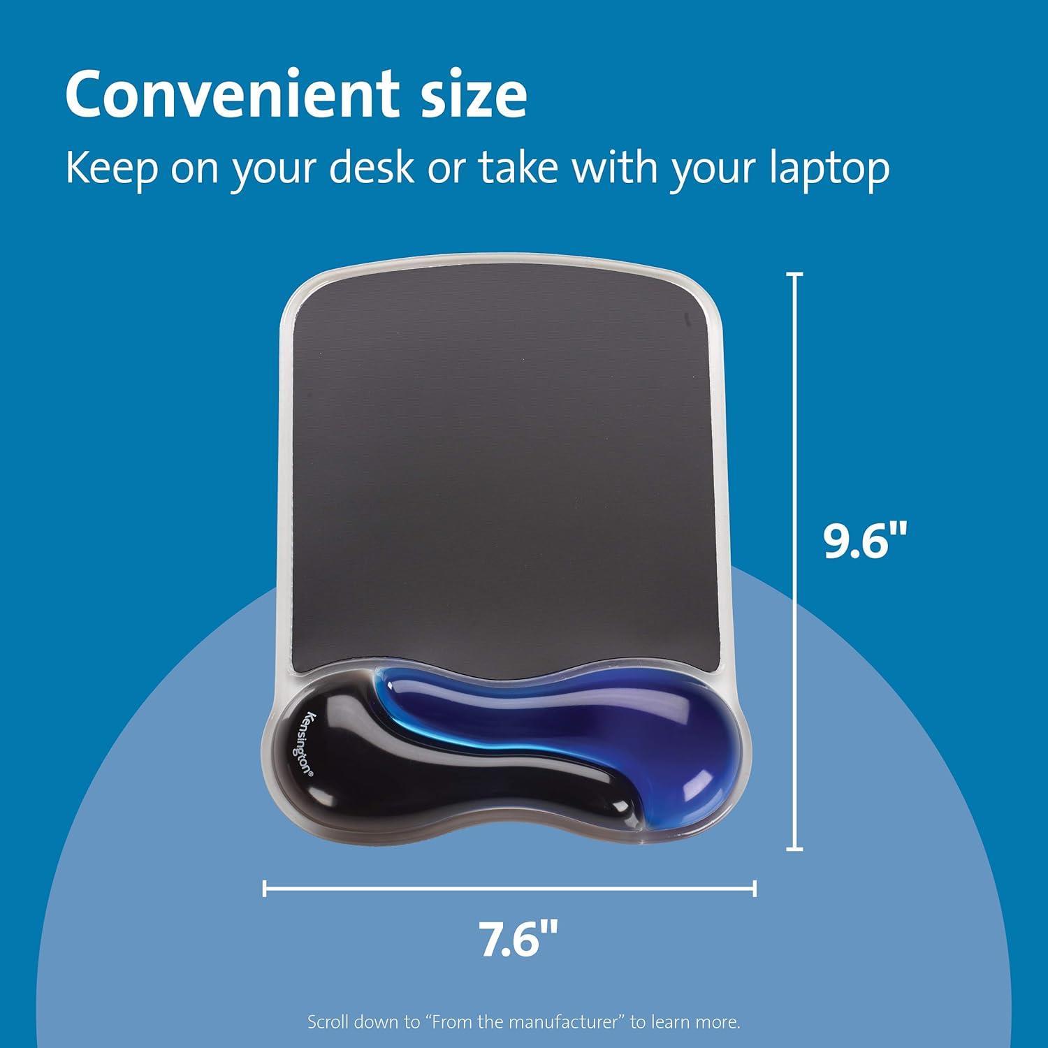 KensingtonKensington Entegre Bilek Destekli Duo Jel Mouse Pad Duman-Mavi (62401)